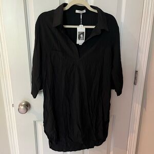 NWT Shine Up Black Swimsuit Cover Up, Small